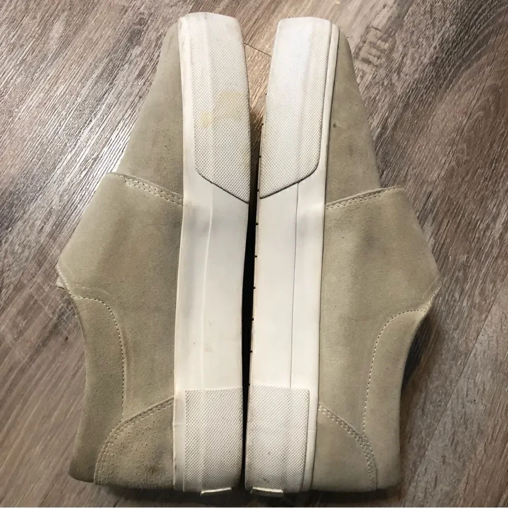 VINCE Cage Platform Suede Slip On Sneaker Size 8.5‎